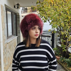 Fur hat,fox fur hat,real fur hat