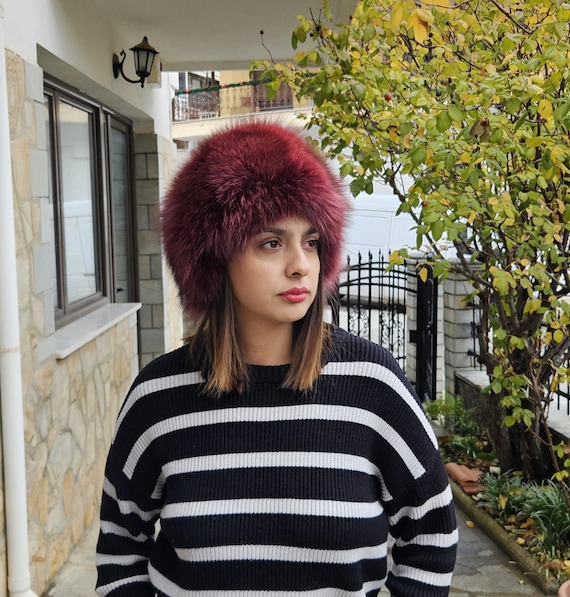 Fur Hat,fox Fur Hat,real Fur Hat - Etsy