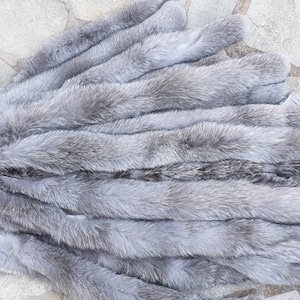 Fur strips,fox fur trims,real fur