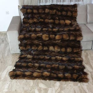 Fur blanket, fox fur blanket,fur throw, fox fur throw