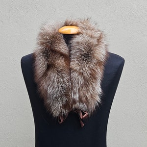 Crystal fox fur collar,real fur collar