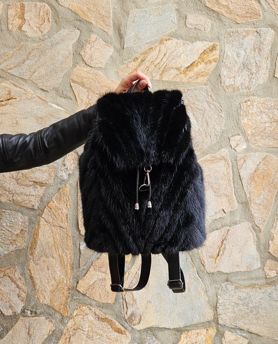 Fur Bag,real Fur Backpack,mink Fur Bag - Etsy