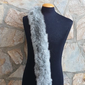Fox Fur Hood Trim: Handmade Fur Collar Scarf