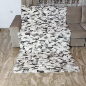 Fur blanket, fox fur blanket,fur throw, fox fur throw