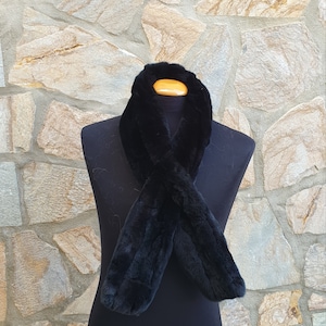 Fur scarf,rex rabbit fur scarf,real fur scarf