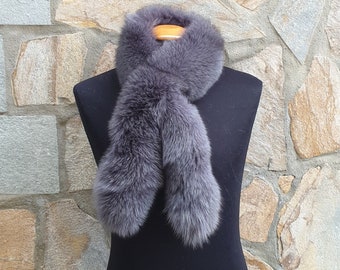 Fur scarf, real fox fur scarf, fur scarf