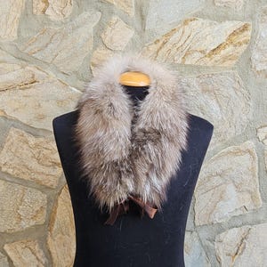 Fox fur collar,real fur collar