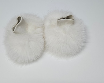 Fur cuffs,real  fur cuffs,fox fur cuffs