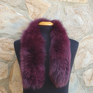 Fur trim for hood,fox fur trim, fur scarf, trim for hood, fur collar