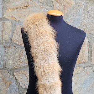 Fur trim,fur scarf, trim for hood,fur collar,fox fur for hood