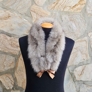 Fox fur collar,real fur collar