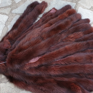 Fur strip,fox fur trim,real fur strip