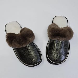 Fur slippers,sheepskin slippers,real fur shoes