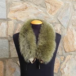 Fox fur collar,real fur collar
