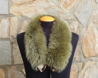 Fox fur collar,real fur collar