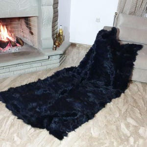 Fur blanket, fox fur blanket,fur throw, fox fur throw