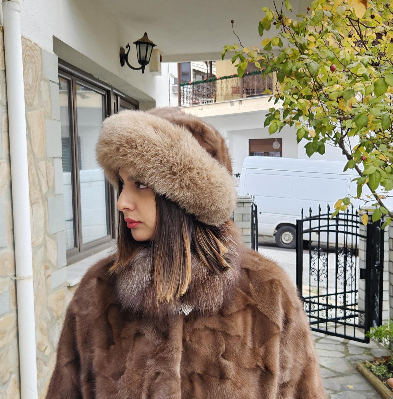 Fur Hat,real Fur Hat,mink-fox Fur Hat - Etsy display picture 1