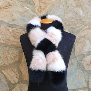Fur scarf,fox scarf,real fox fur