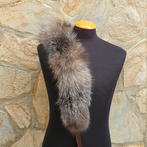 Fur collar,fox fur collar,real fur collar imagem 2