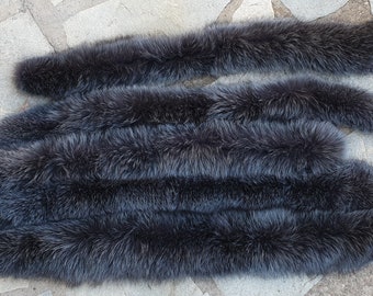 Fur strips,fox fur trim,real fur