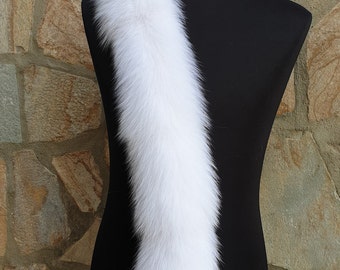 Fur trim for hood,fox fur trim, fur scarf, trim for hood, fur collar