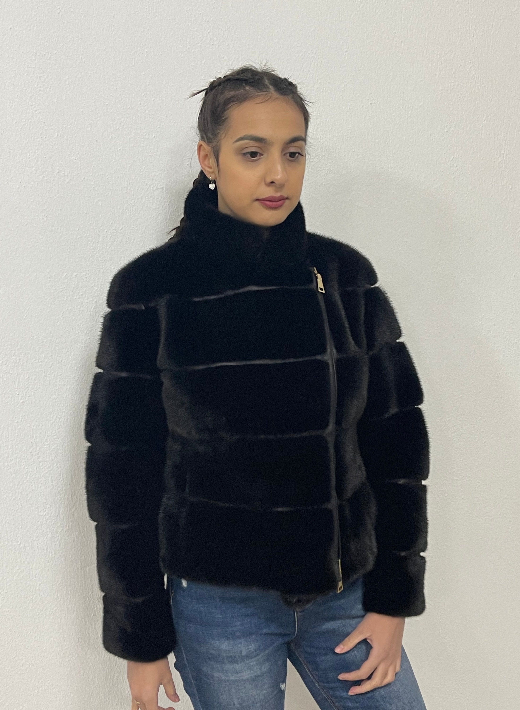 Fur Fur Jacketluxury Mink Etsy