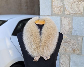Fox fur collar,real fur collar