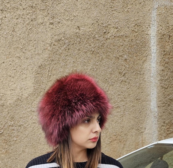 Fur Hat,fox Fur Hat,real Fur Hat - Etsy