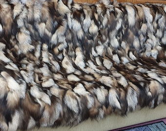 Fur blanket,fox fur blanket,fur throw