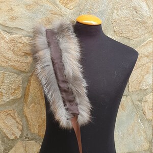 Fur collar,fox fur collar,real fur collar image 3