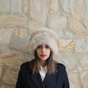 Fur hat,fox fur hat,real fur hat