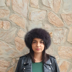 Fur headband,fur neck warmer, fur scarf,real fox