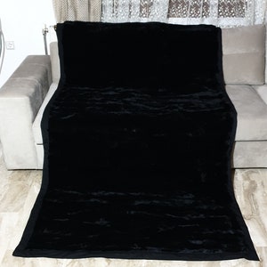 Fur blanket,black fur blanket,rex rabbit fur throw