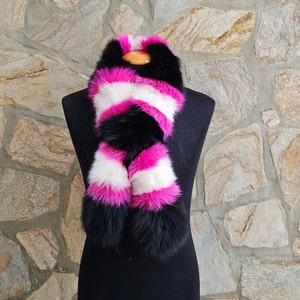 Fur scarf,fox scarf,real fox fur