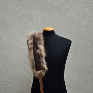 Fox fur collar,real fur collar image 4