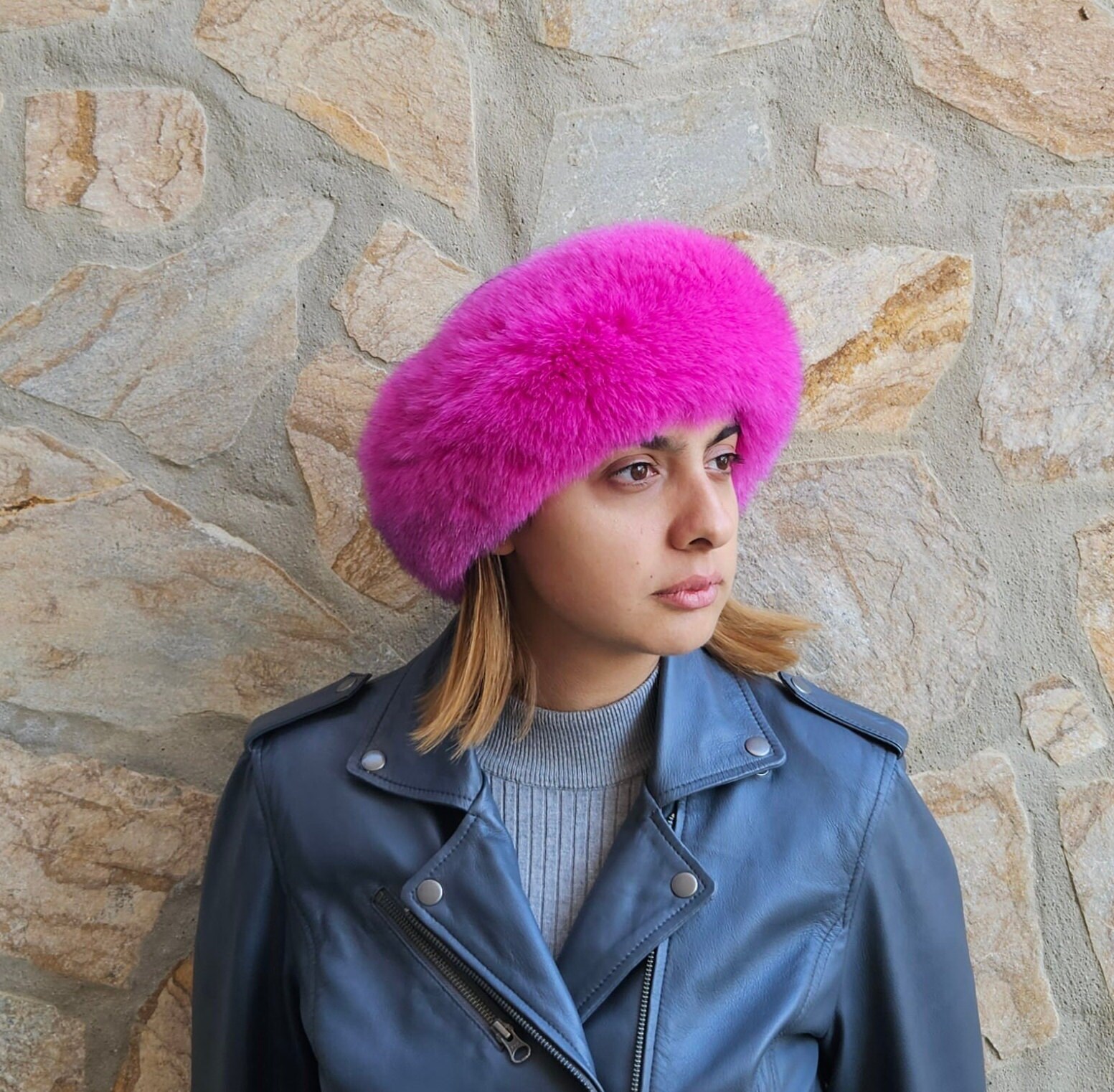 Fuchsia Neck Warmer - Etsy