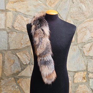 Fur trim,fur scarf, trim for hood,fur collar,fox fur for hood