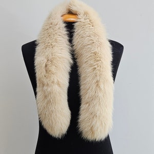 Fur trim,fur scarf, trim for hood,fur collar,fox fur for hood