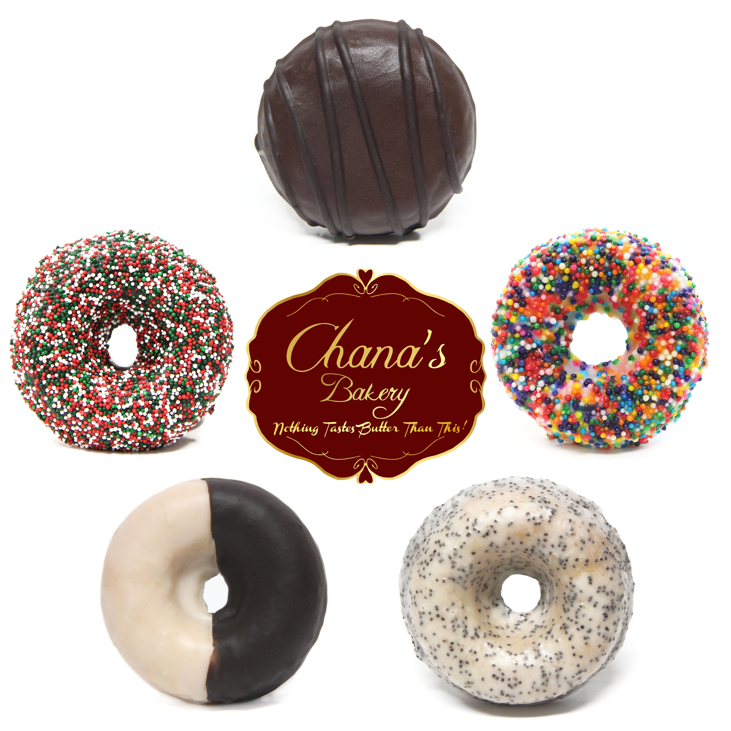 Doughnut Variety Pack 10 Doughnuts Etsy