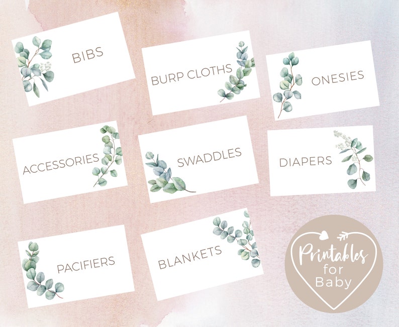 32 printable drawer labels for babies kids nursery
