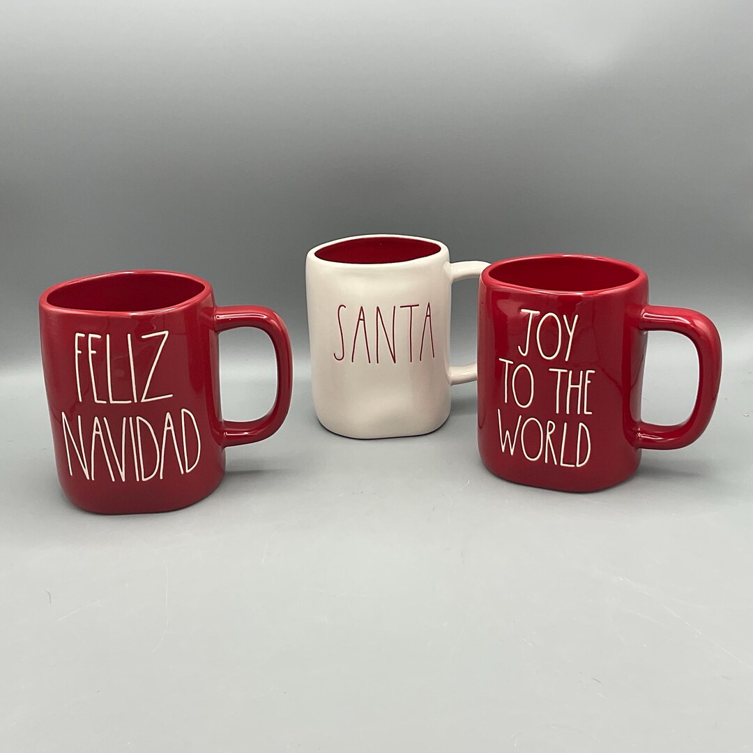 Rae Dunn Christmas Mugs—set of 3 - Etsy