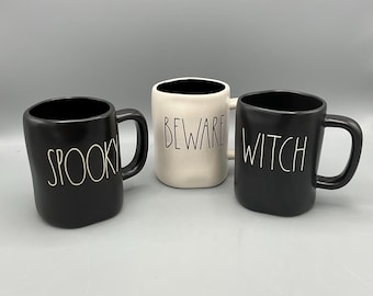 Rae Dunn Halloween Mugs—Set of 3