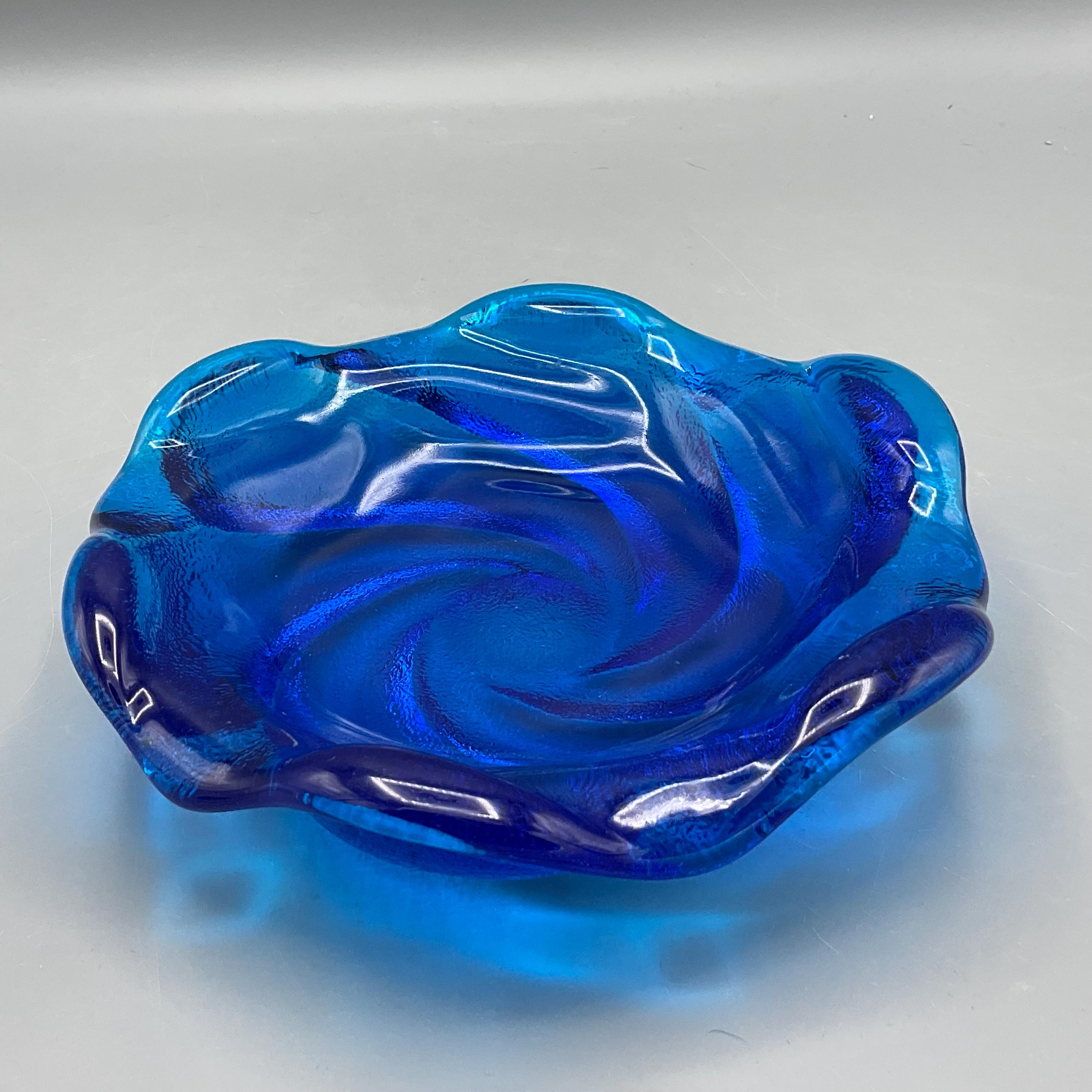 Fenton Blue Swirl - Etsy