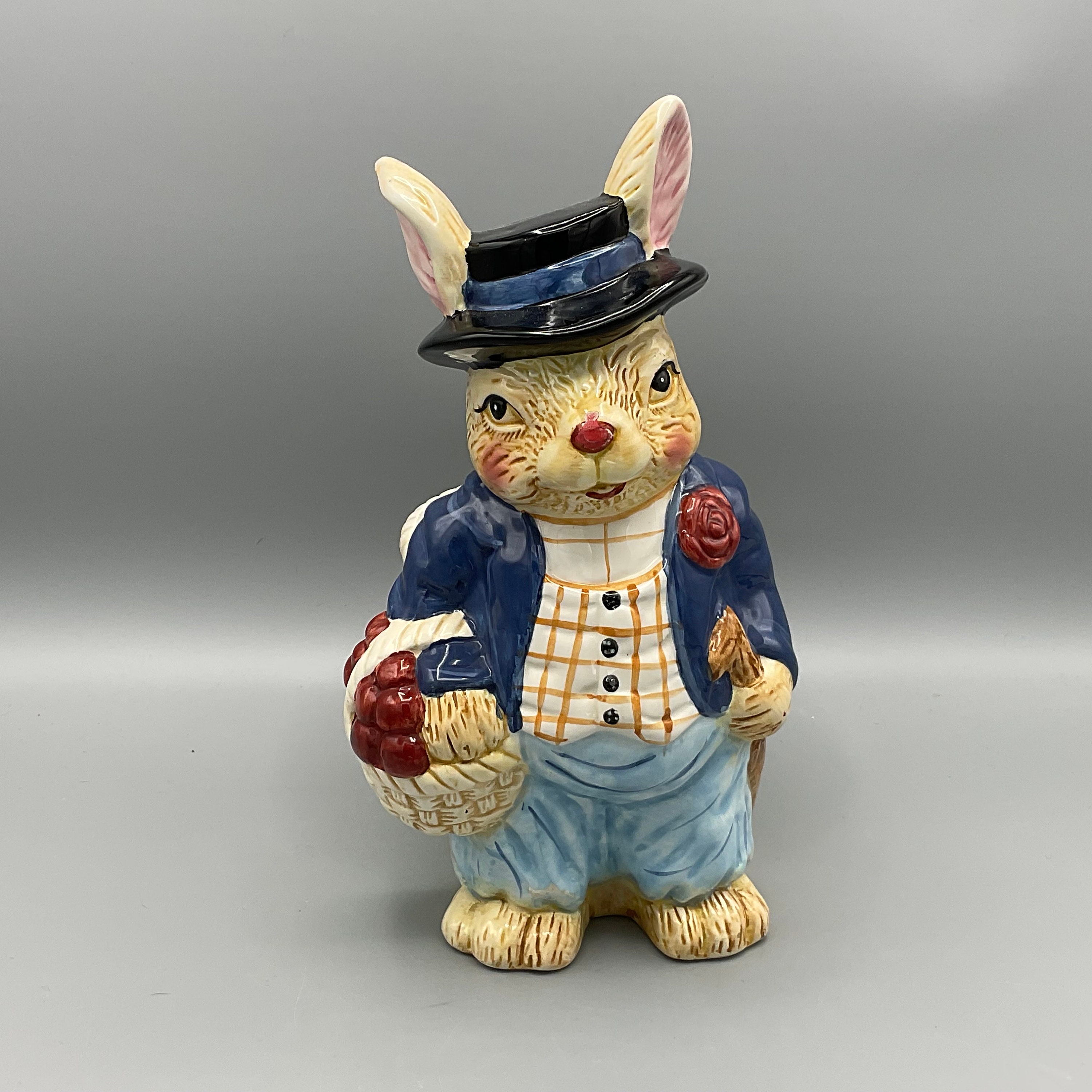 Vintage Bloom Rite Bunny Planter - Etsy
