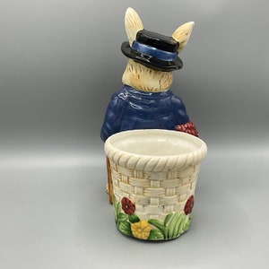 Vintage Bloom Rite Bunny Planter - Etsy