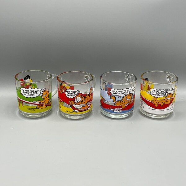 McDonald’s Garfield Mugs Set Of 4