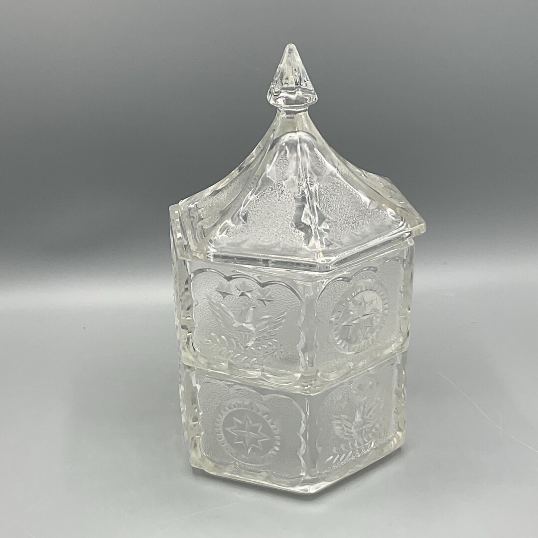Tiara Boxes Tiara Colonial Clear 2 Tier Candy Box and Lid - Etsy