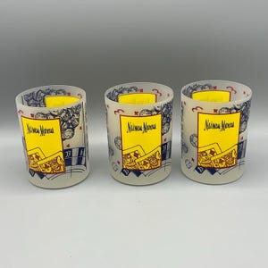 Vintage Neiman-Marcus Las Vegas Frosted Lowball Glasses—Set of 3