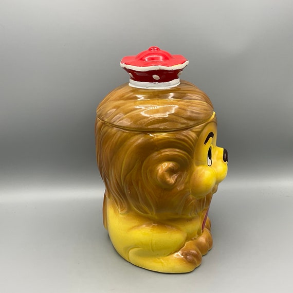 Vintage Lion With Lollipop Japan Cookie Jar - Etsy