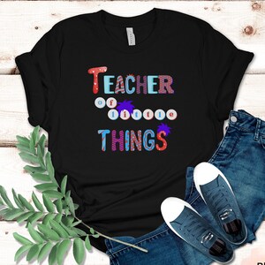 Lehrer der kleinen Dinge Shirt/Geschenk für Lehrer/benutzerdefinierte Lehrer Shirt/Read Across America Shirt/Reading Lover Shirt/Thing 1 und Thing 2 Shirt